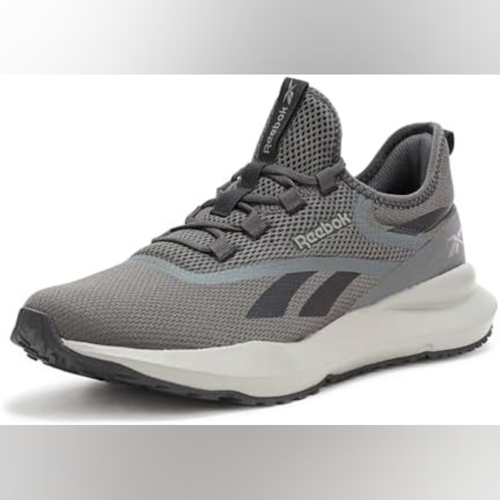 Reebok Men's Gray Black Athletic Shoes